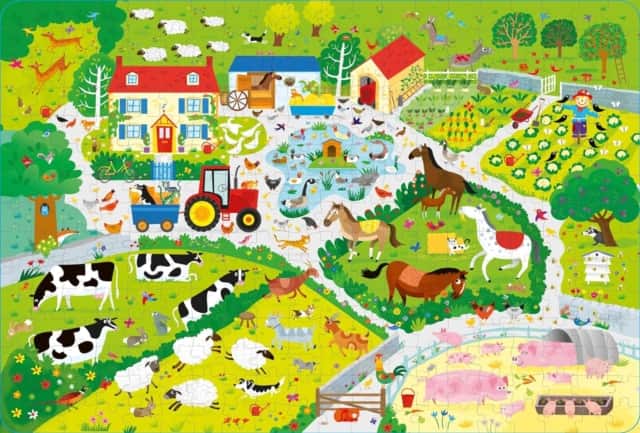Usborne Book and Jigsaw On the Farm av Kirsteen Robson