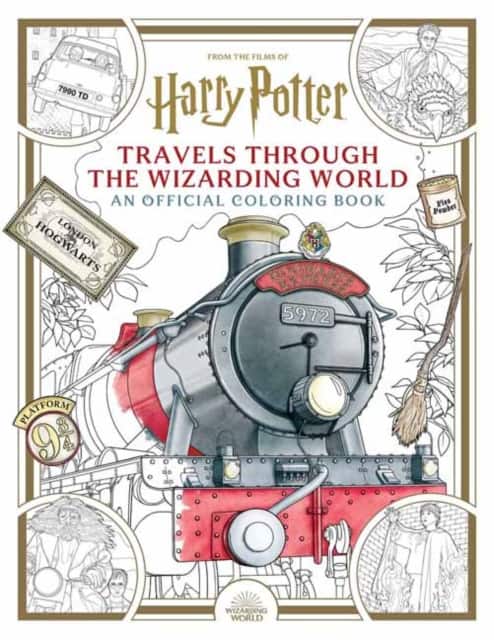 Harry Potter: Travels Through the Wizarding World: An Official Coloring Book av Insight Editions