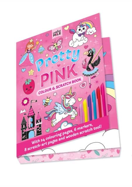 Pretty in Pink Colour and Scratch Book av Creative Mile