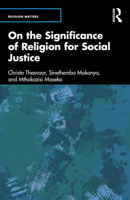 On the Significance of Religion for Social Justice av Christo Thesnaar