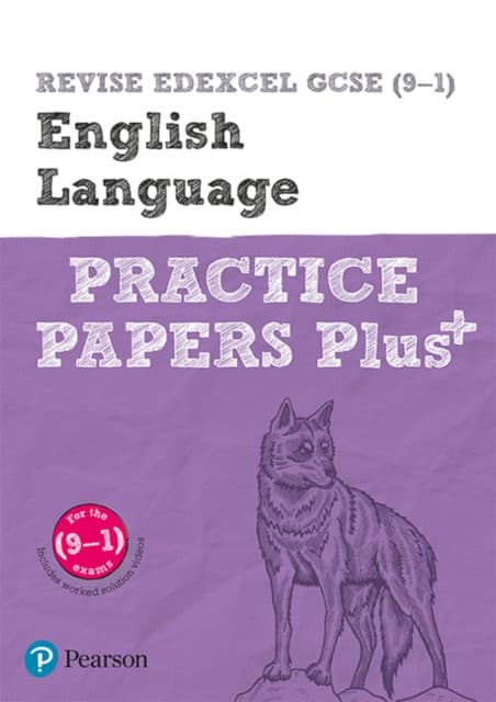 Pearson REVISE Edexcel GCSE English Language Practice Papers Plus - for 2026, 2027 exams