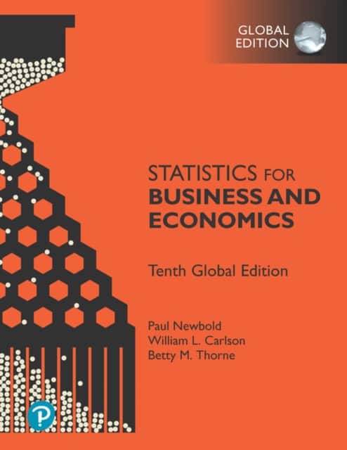 Statistics for Business and Economics, Global Edition av Paul Newbold
