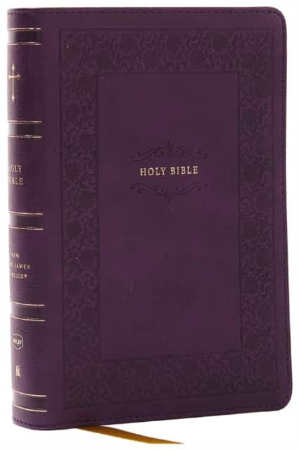 NKJV Compact Paragraph-Style Bible w/ 43,000 Cross References, Purple Leathersoft, Red Letter, Comfort Print: Holy Bible, New King James Version av Thomas Nelson