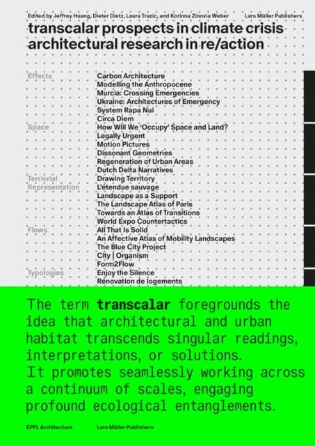 Transcalar Prospects in Climate Crisis – architectural research in re/action