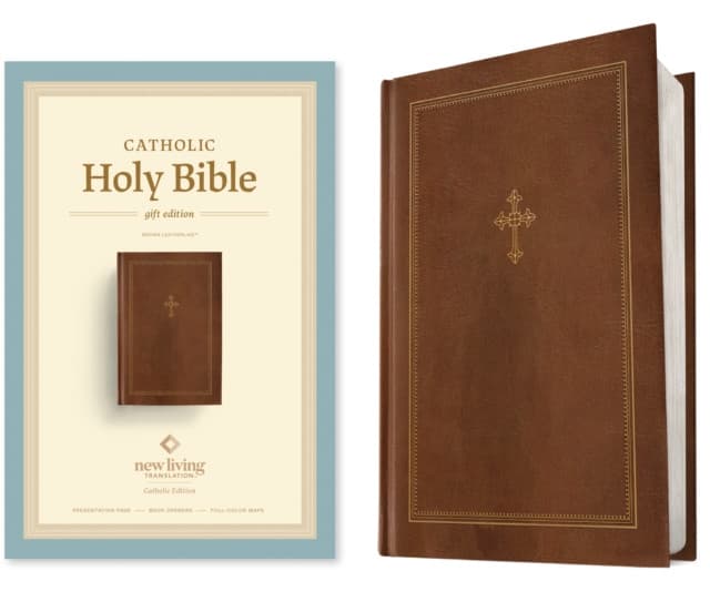 NLT Catholic Holy Bible, Gift Edition (Hardcover LeatherLike)