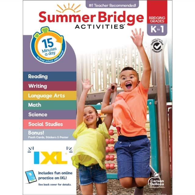 Summer Bridge Activities, Grades K - 1 av Carson Dellosa Education