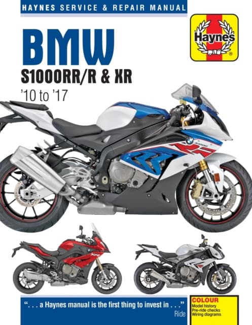 BMW S1000RR/R & XR (10 to 17) Haynes Repair Manual