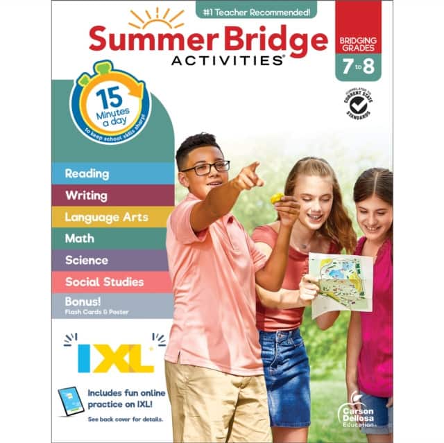 Summer Bridge Activities, Grades 7 - 8 av Carson Dellosa Education