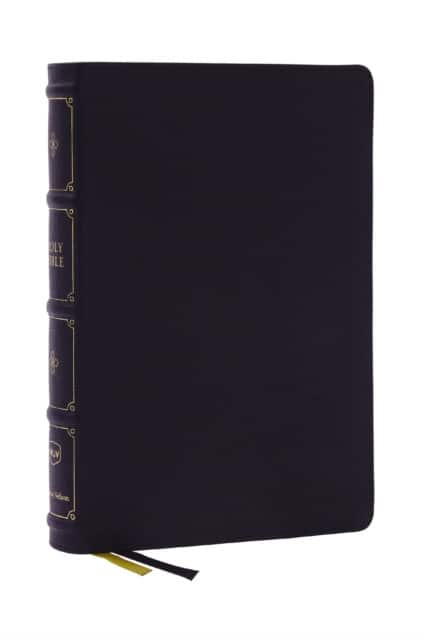 NKJV, Large Print Thinline Reference Bible, Blue Letter, Maclaren Series, Leathersoft, Black, Comfort Print av Thomas Nelson