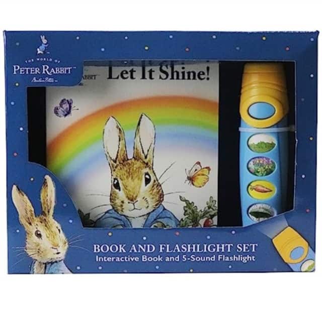 World of Peter Rabbit Let it Shine Book and 5 Sound Flashlight Set av P I Kids