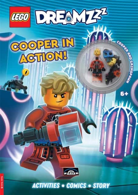 LEGO® DREAMZzz™: Cooper in Action Activity Book (with Cooper LEGO minifigure and grimspawn mini-build) av Buster Books