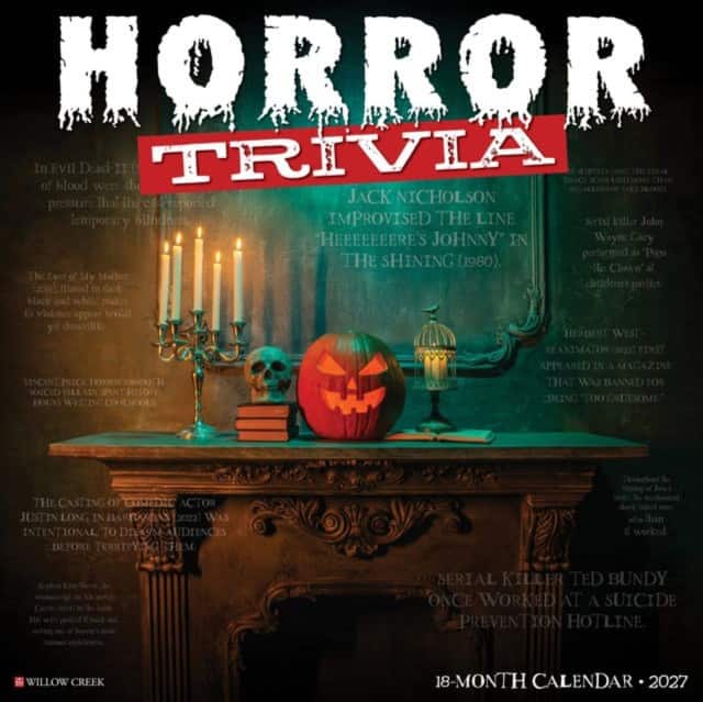 Horror Trivia 2027 Wall av Willow Creek Press