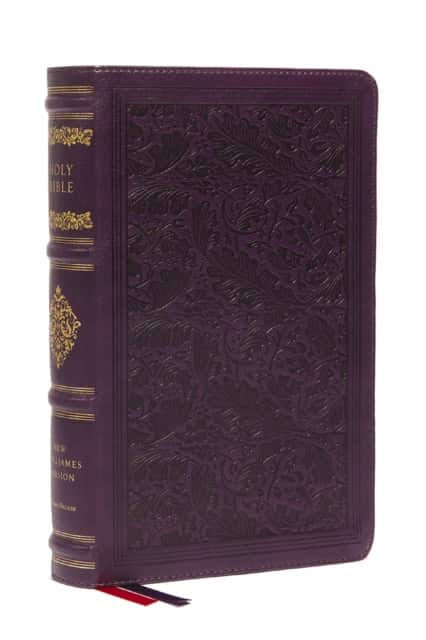 NKJV Large Print Reference Bible, Purple Leathersoft, Red Letter, Comfort Print (Sovereign Collection) av Thomas Nelson