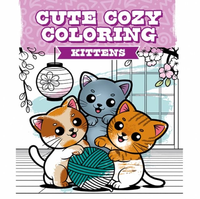 Cute Cozy Coloring: Kittens