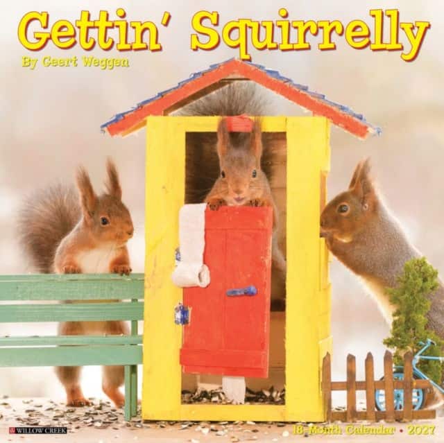 Gettin' Squirrelly 2027 Wall av Willow Creek Press