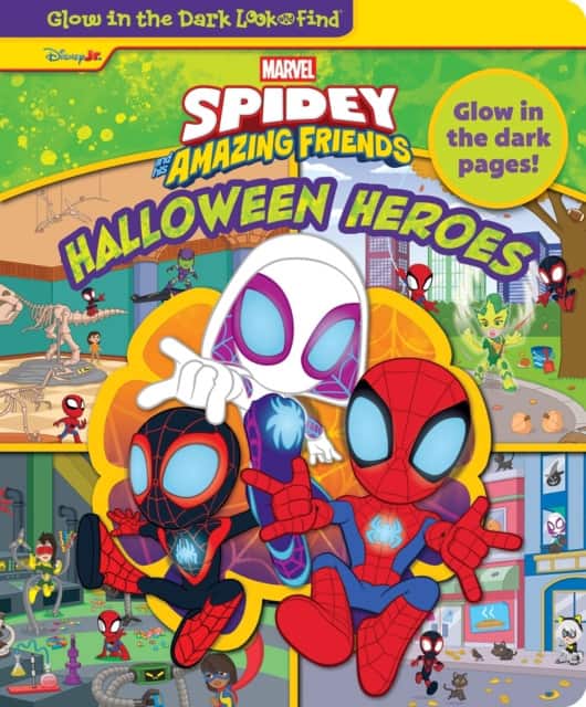 Disney Junior Marvel Spidey and His Amazing Friends: Halloween Heroes Glow in the Dark Look and Find av PI Kids