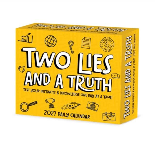 Two Lies and a Truth 2027 Box av Willow Creek Press