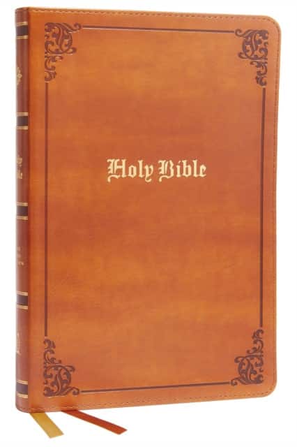 KJV Holy Bible: Large Print Thinline, Tan Leathersoft, Red Letter, Comfort Print: King James Version av Thomas Nelson