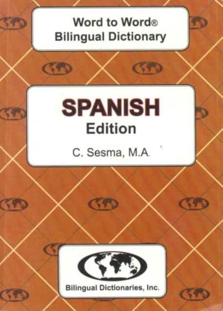 English-Spanish & Spanish-English Word-to-Word Dictionary av C. Sesma