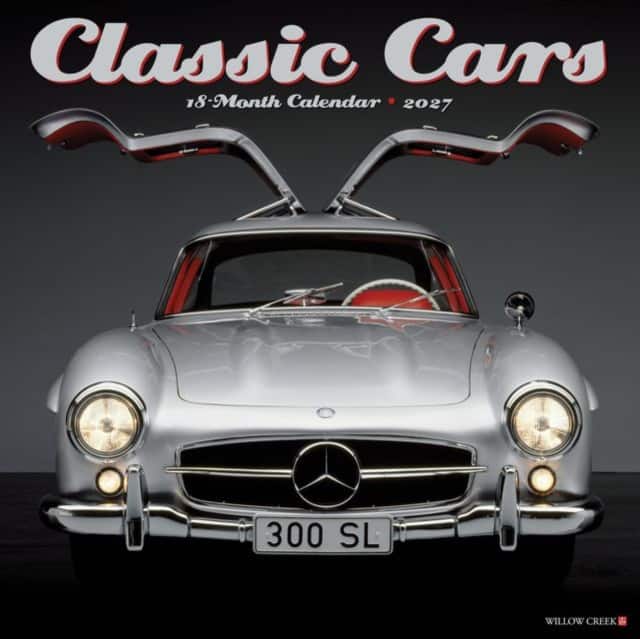 Classic Cars 2027 Wall av Willow Creek Press