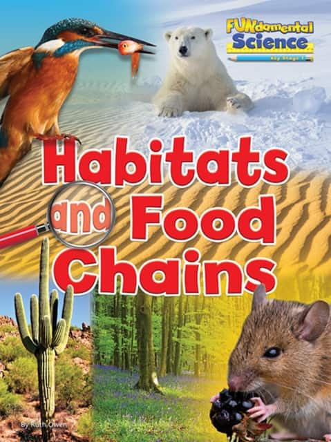 Habitats and Food Chains av Ruth Owen
