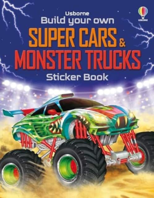 Build Your Own Super Cars and Monster Trucks Sticker Book av Simon Tudhope