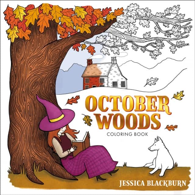 October Woods Coloring Book av Jessica Blackburn