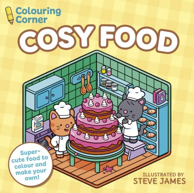 Colouring Corner: Cosy Food av Steve James