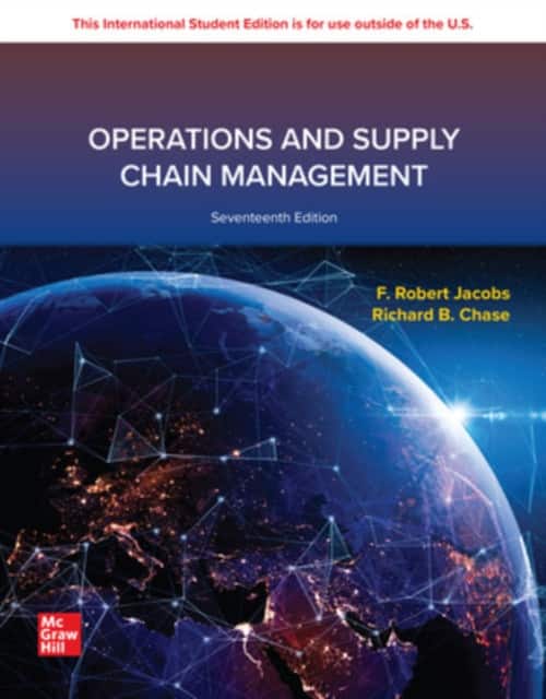 Operations and Supply Chain Management ISE av F. Robert Jacobs