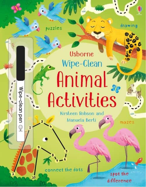 Wipe-Clean Animal Activities av Kirsteen Robson