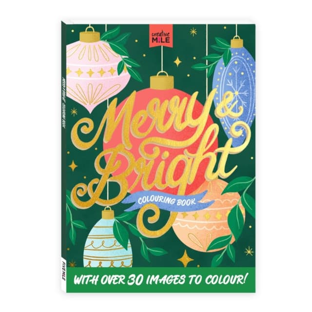 Merry and Bright Colouring Book