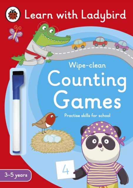 Counting Games: A Learn with Ladybird Wipe-clean Activity Book (3-5 years) av Ladybird