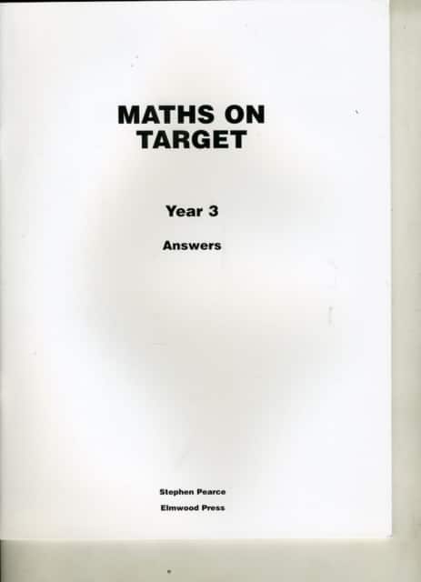 Maths on Target Year 3 Answers av Stephen Pearce