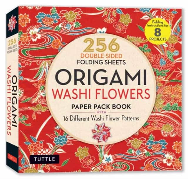 Origami Washi Flowers Paper Pack Book av Tuttle Studio