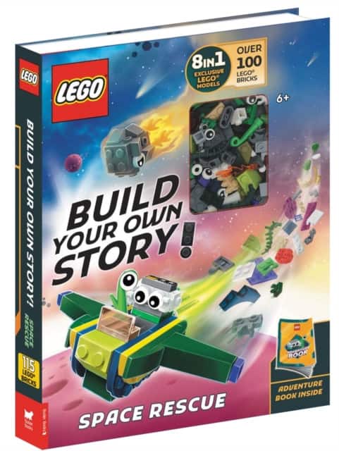LEGO® Books: Build Your Own Story: Space Rescue (with over 100 LEGO bricks and exclusive models to build) av Lego
