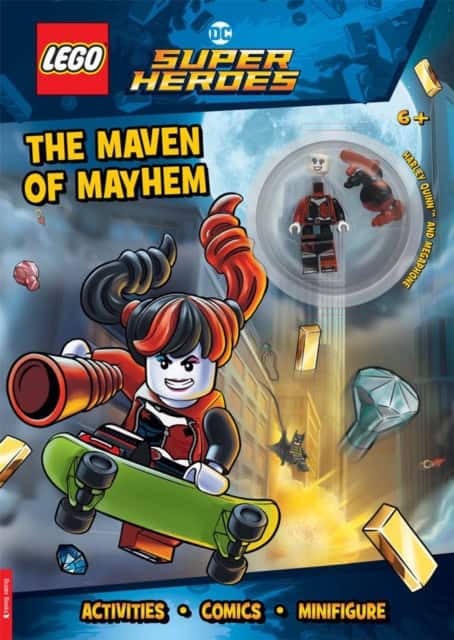 LEGO® DC Super Heroes™: Maven of Mayhem Activity Book (with Harley Quinn™ LEGO minifigure and megaphone) av Lego