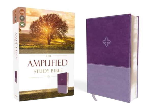 The Amplified Study Bible, Leathersoft, Purple av Zondervan