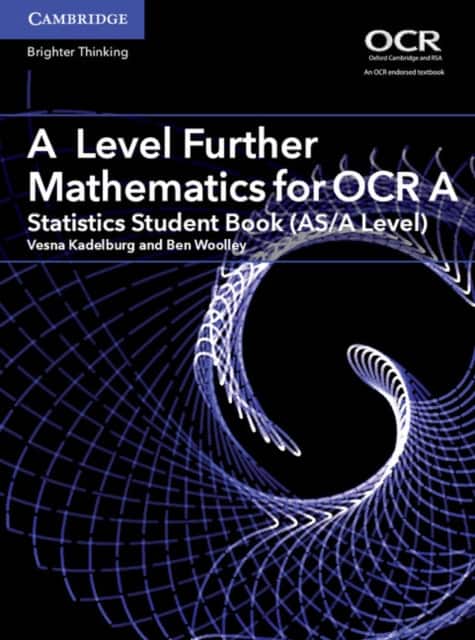 A Level Further Mathematics for Ocr Statistics Student Book, As/A Level av Vesna Kadelburg