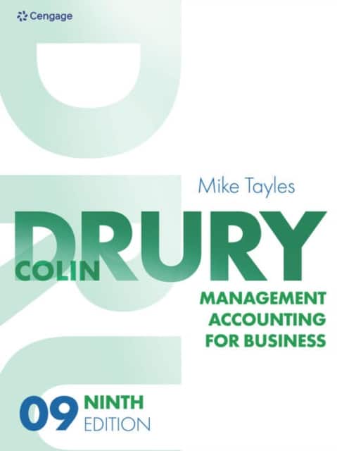 Management Accounting for Business av Colin Drury