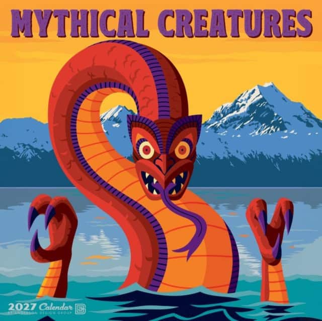 Mythical Creatures 2027 Wall av Willow Creek Press