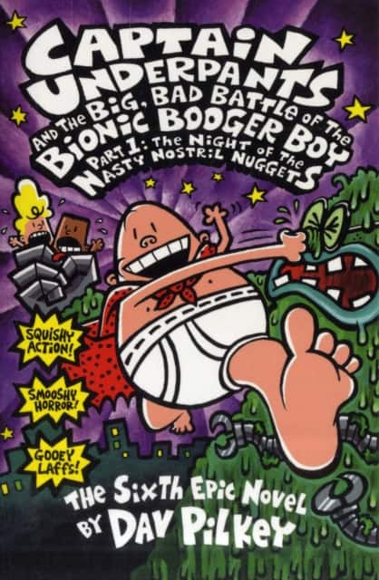 The Big, Bad Battle of the Bionic Booger Boy Part One:The Night of the Nasty Nostril Nuggets av Dav Pilkey
