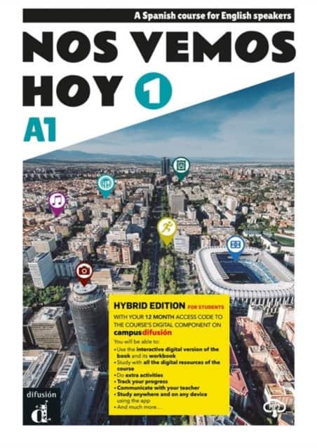 Nos vemos hoy 1 - Edicion hibrida - Edicion inglesa - Libro del estudiante. A1 av Eva Maria Lloret Ivorra