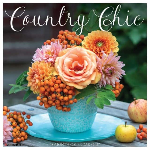 Country Chic 2027 Wall av Willow Creek Press