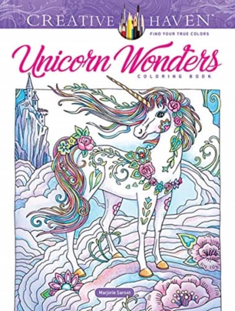 Creative Haven Unicorn Wonders Coloring Book av Marjorie Sarnat