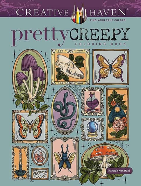 Creative Haven Pretty Creepy Coloring Book av Hannah Konetzki