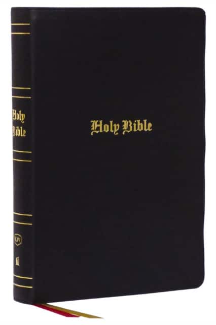 KJV Holy Bible: Super Giant Print with 43,000 Cross References, Black Genuine Leather, Red Letter, Comfort Print: King James Version av Thomas Nelson