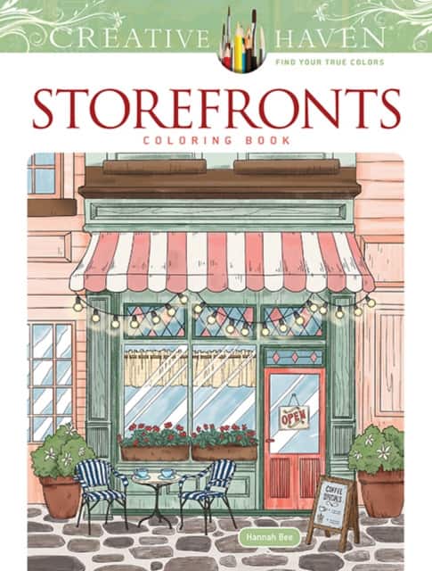 Creative Haven Storefronts Coloring Book av Hannah Bee
