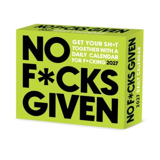 No F*cks Given 2027 Box av Willow Creek Press