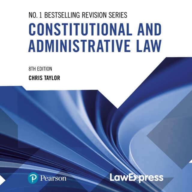 Law Express: Constitutional and Administrative Law