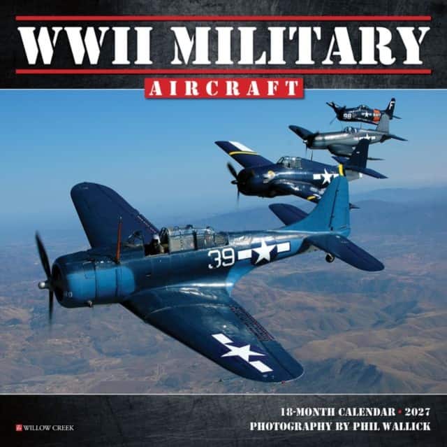 WWII Military Aircraft 2027 Mini av Willow Creek Press